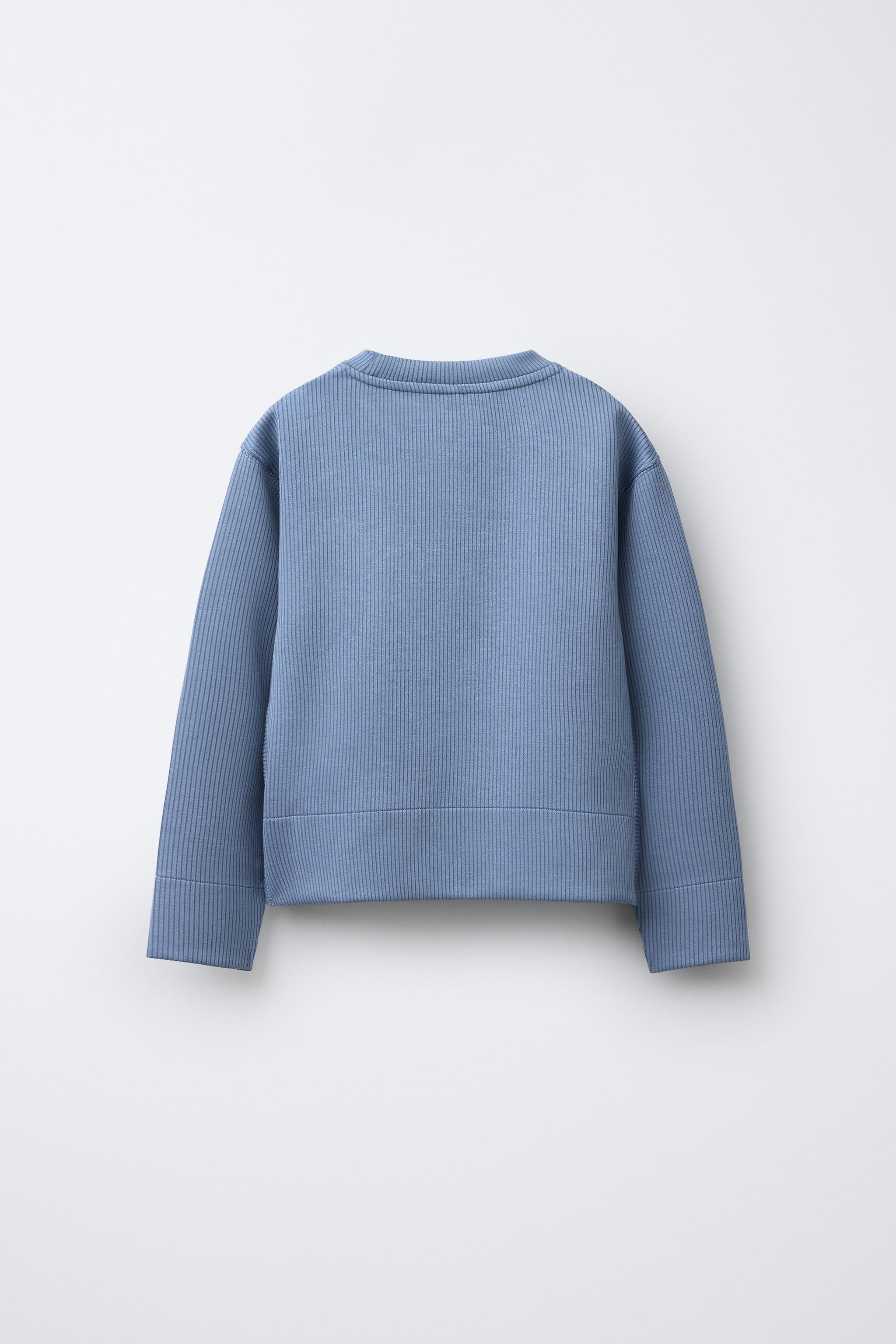 SWEAT CÔTELÉ AVEC MODAL